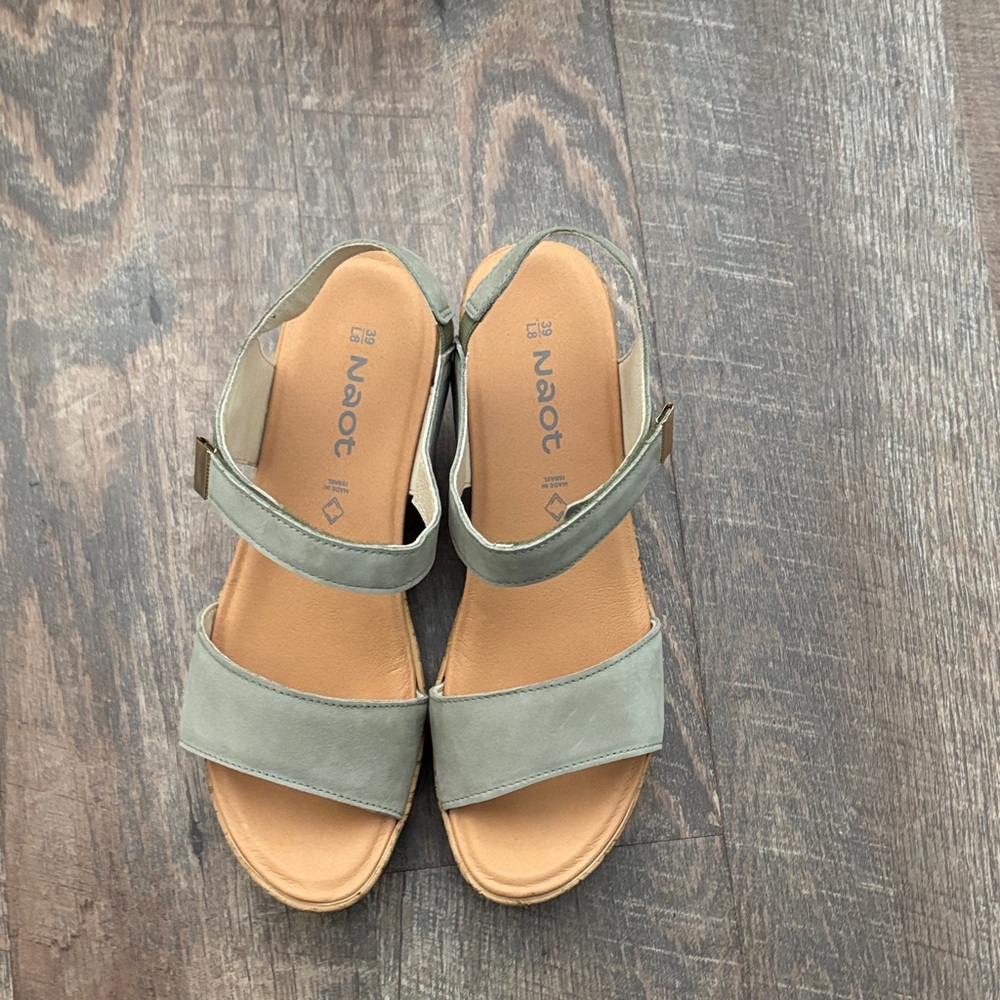 Naot Summer Women's Sandals - Sage Green size 39